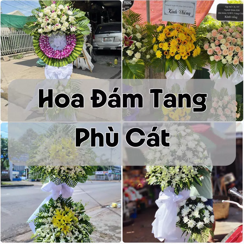 Đặt Hoa Đám Tang Phù Cát | Đặt Hoa Viếng