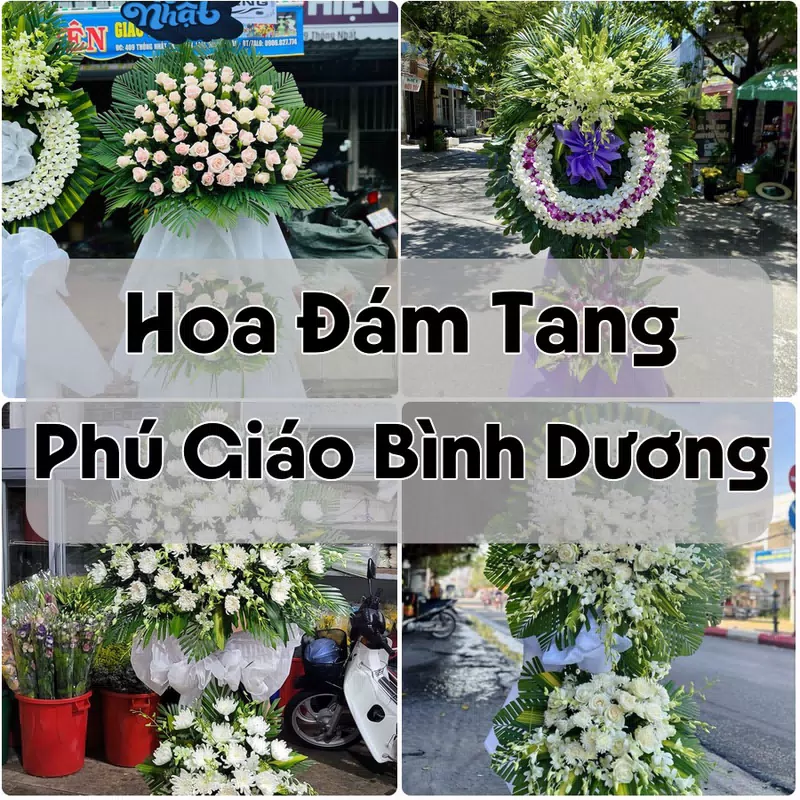 Đặt Hoa Đám Tang Phú Giáo Bình Dương | Giao Tận Nơi