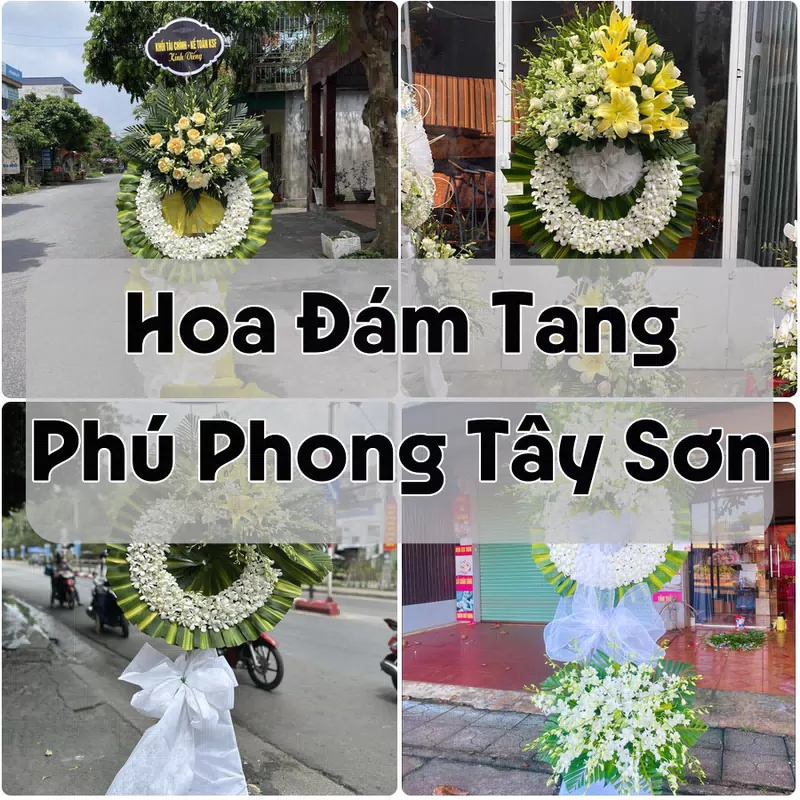 Đặt Hoa Đám Tang Phú Phong Tây Sơn | Đặt Hoa Viếng