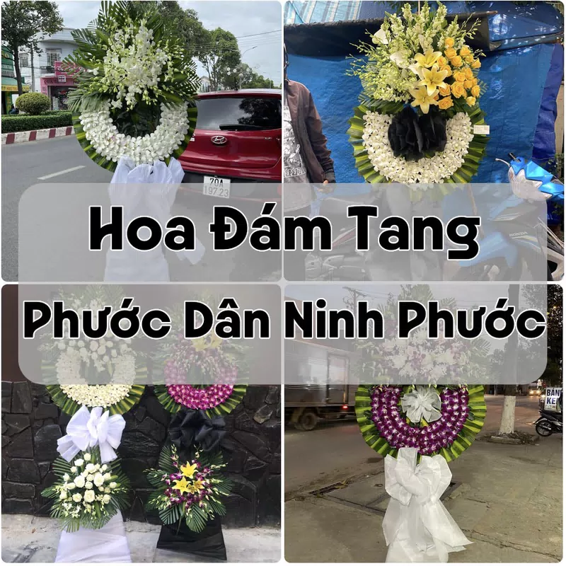 Đặt Hoa Đám Tang Phước Dân Ninh Phước | Giao Hoa Nhanh