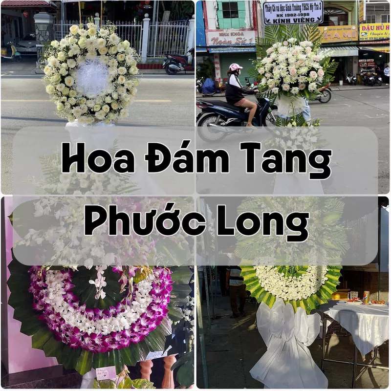 Đặt Hoa Đám Tang Phước Long | Giao Tận Nơi