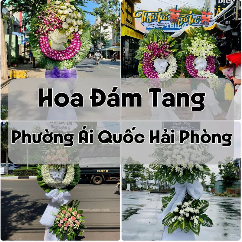 Đặt Hoa Đám Tang Phường Ái Quốc Hải Phòng | Giao Tận Nơi