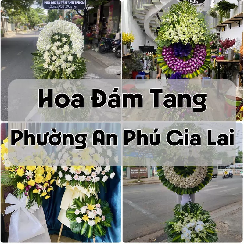 Đặt Hoa Đám Tang Phường An Phú Gia Lai | Giao Tận Nơi