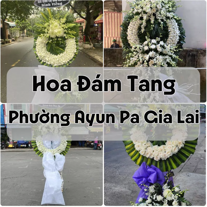 Đặt Hoa Đám Tang Phường Ayun Pa Gia Lai | Hoa Chia Buồn