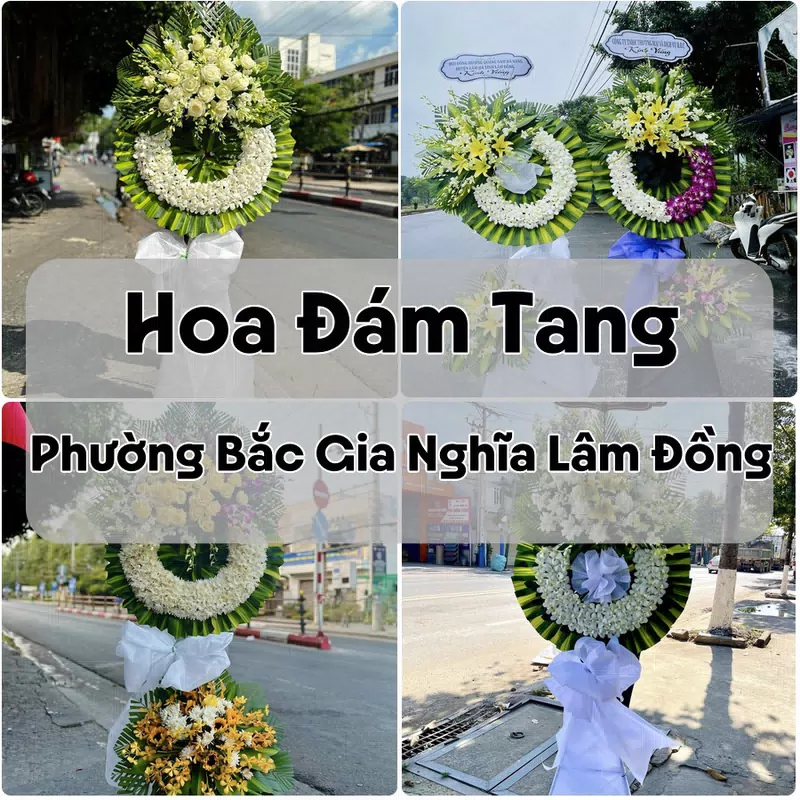 Đặt Hoa Đám Tang Phường Bắc Gia Nghĩa Lâm Đồng | Hoa Chia Buồn