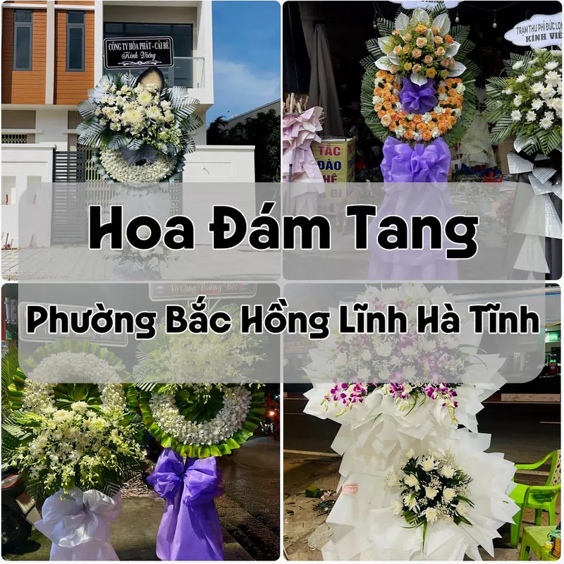 Đặt Hoa Đám Tang Phường Bắc Hồng Lĩnh Hà Tĩnh | Giao Tận Nơi