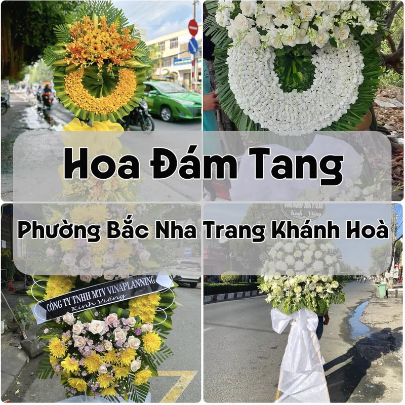 Đặt Hoa Đám Tang Phường Bắc Nha Trang Khánh Hoà | Hoa Chia Buồn