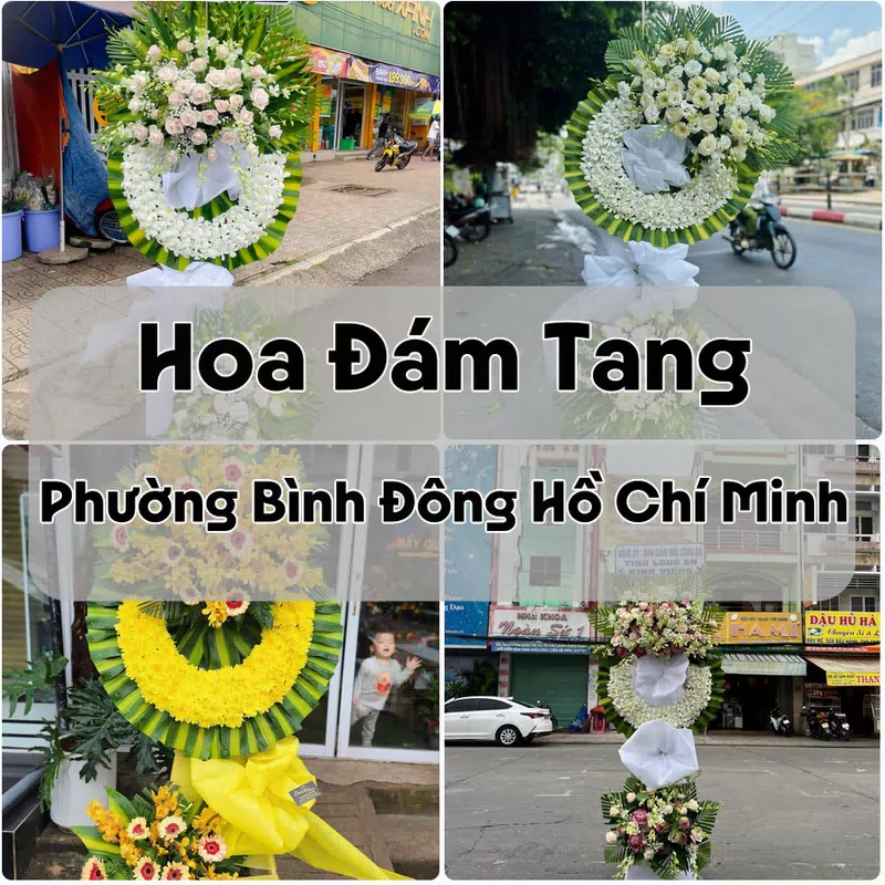 Đặt Hoa Đám Tang Phường Bình Đông Hồ Chí Minh | Đặt Hoa Nhanh