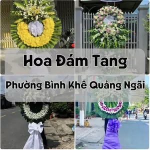 Đặt Hoa Đám Tang Phường Bình Khê Quảng Ngãi | Đặt Hoa Viếng