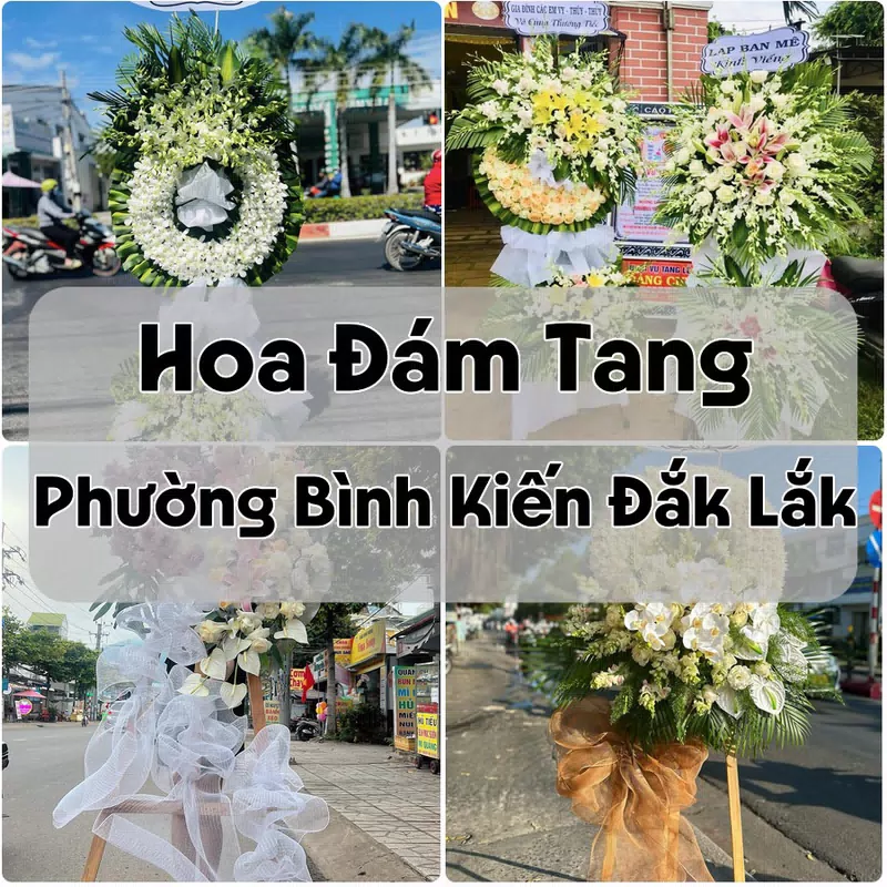 Đặt Hoa Đám Tang Phường Bình Kiến Đắk Lắk | Hoa Tang Lễ