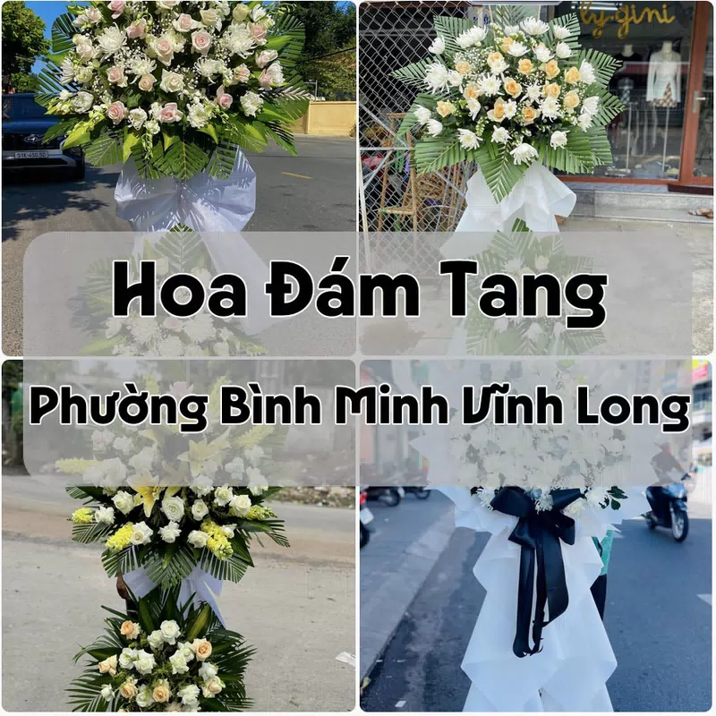 Đặt Hoa Đám Tang Phường Bình Minh Vĩnh Long | Đặt Hoa Nhanh
