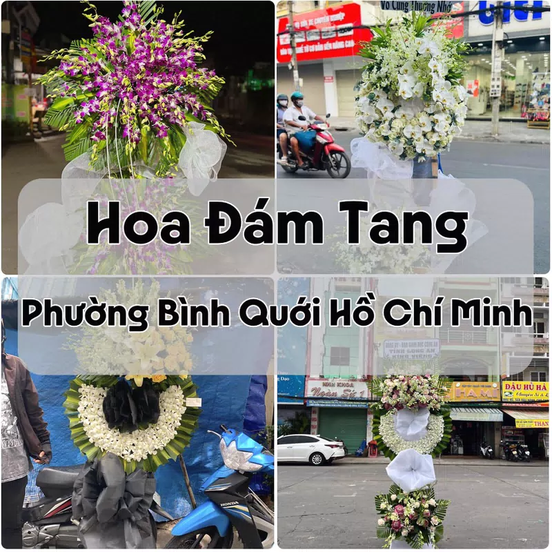 Đặt Hoa Đám Tang Phường Bình Quới Hồ Chí Minh | Hoa Chia Buồn