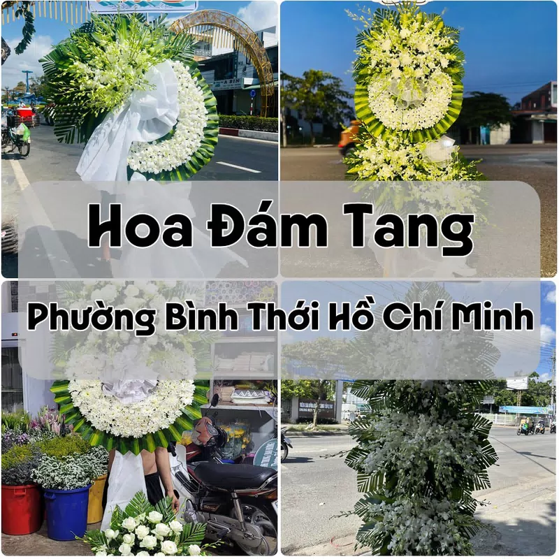 Đặt Hoa Đám Tang Phường Bình Thới Hồ Chí Minh | Hoa Tang Lễ
