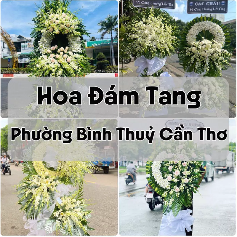 Đặt Hoa Đám Tang Phường Bình Thuỷ Cần Thơ | Giao Tận Nơi