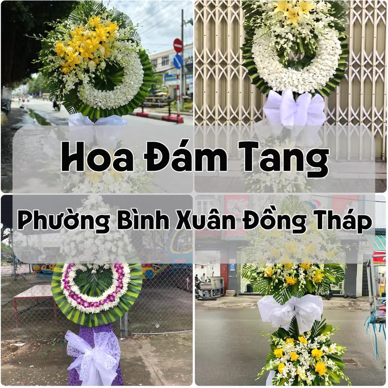 Đặt Hoa Đám Tang Phường Bình Xuân Đồng Tháp | Giao Tận Nơi