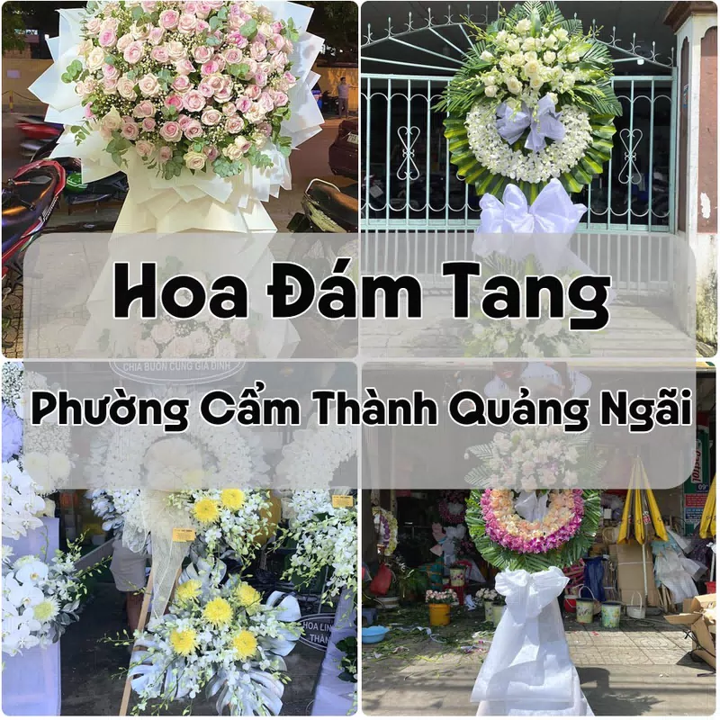 Đặt Hoa Đám Tang Phường Cẩm Thành Quảng Ngãi | Hoa Tang Lễ