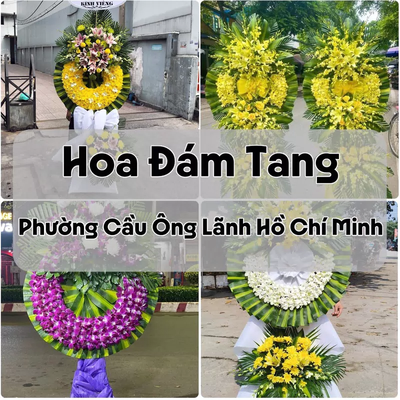Đặt Hoa Đám Tang Phường Cầu Ông Lãnh Hồ Chí Minh | Đặt Hoa Viếng