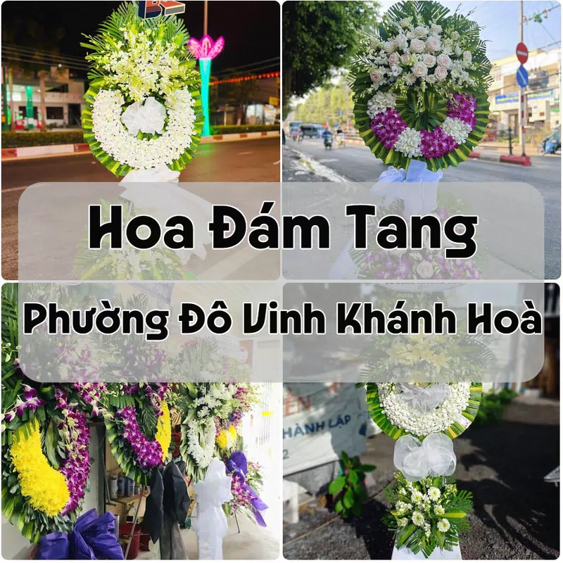 Đặt Hoa Đám Tang Phường Đô Vinh Khánh Hoà | Hoa Tang Lễ