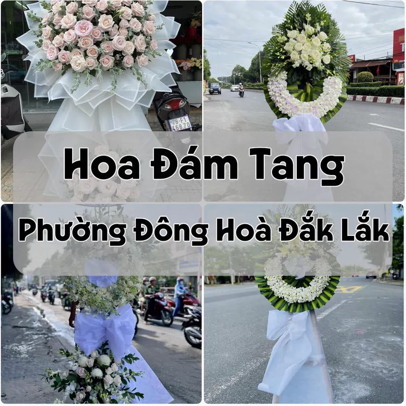 Đặt Hoa Đám Tang Phường Đông Hoà Đắk Lắk | Giao Hoa Nhanh