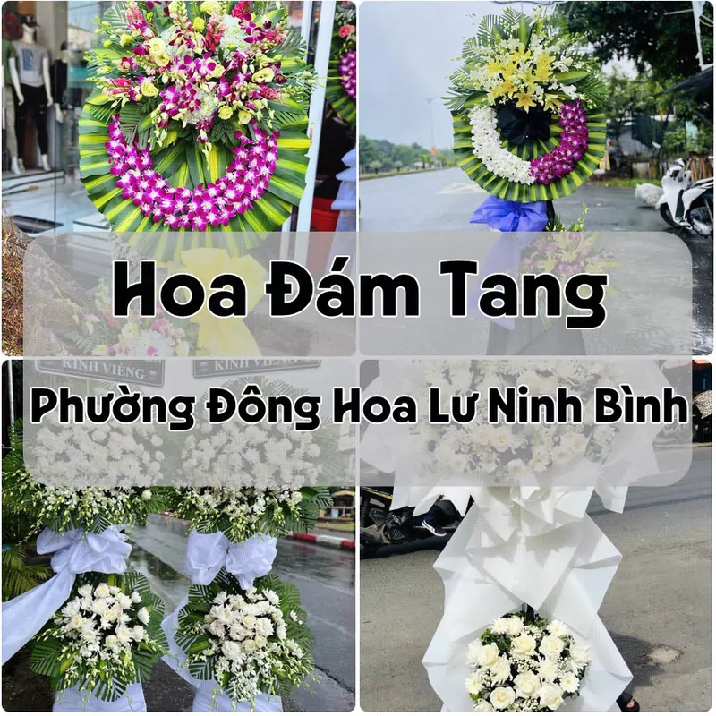 Đặt Hoa Đám Tang Phường Đông Hoa Lư Ninh Bình | Giao Hoa Nhanh