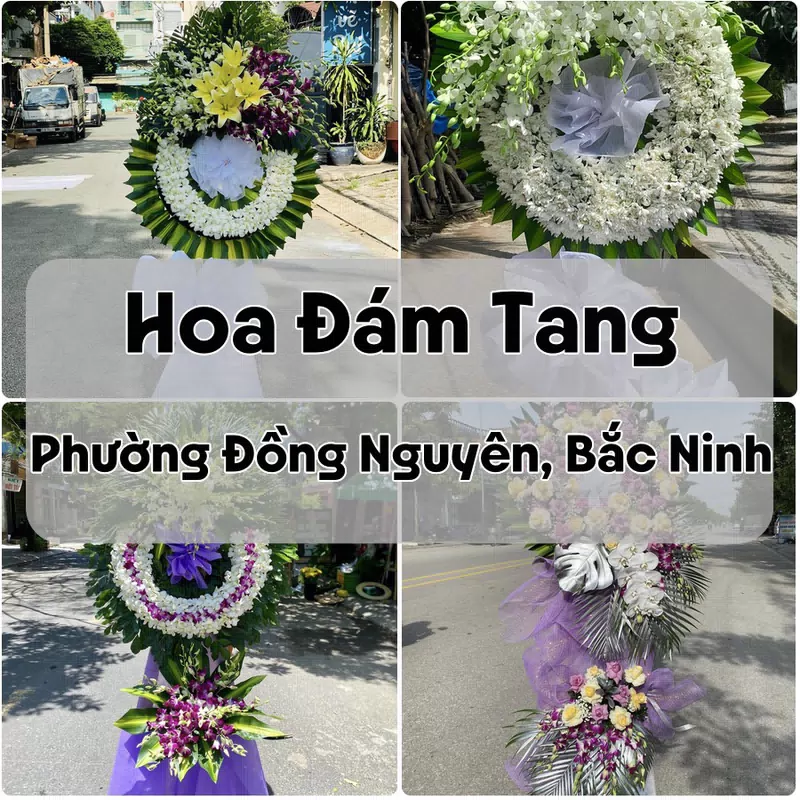 Đặt Hoa Đám Tang Phường Đồng Nguyên, Bắc Ninh | Hoa Tang Lễ