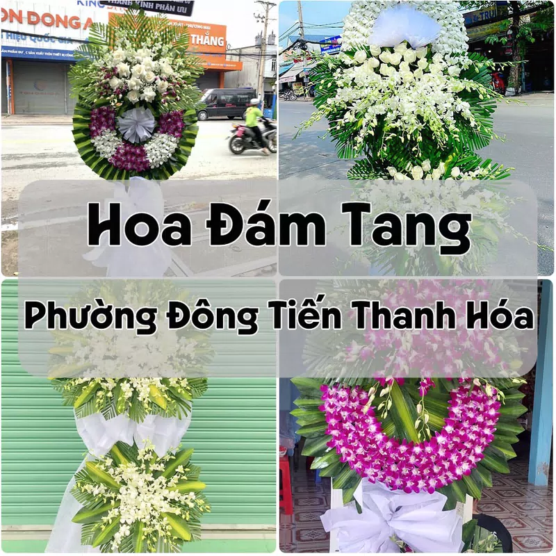 Đặt Hoa Đám Tang Phường Đông Tiến Thanh Hóa | Hoa Tang Lễ