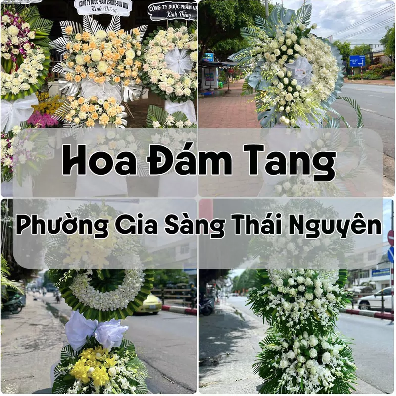 Đặt Hoa Đám Tang Phường Gia Sàng Thái Nguyên | Giao Tận Nơi