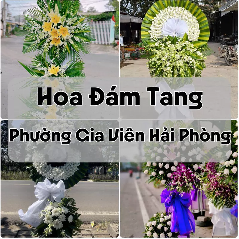 Đặt Hoa Đám Tang Phường Gia Viên Hải Phòng | Đặt Hoa Viếng