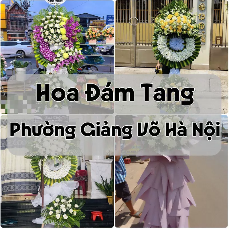 Đặt Hoa Đám Tang Phường Giảng Võ Hà Nội | Giao Tận Nơi