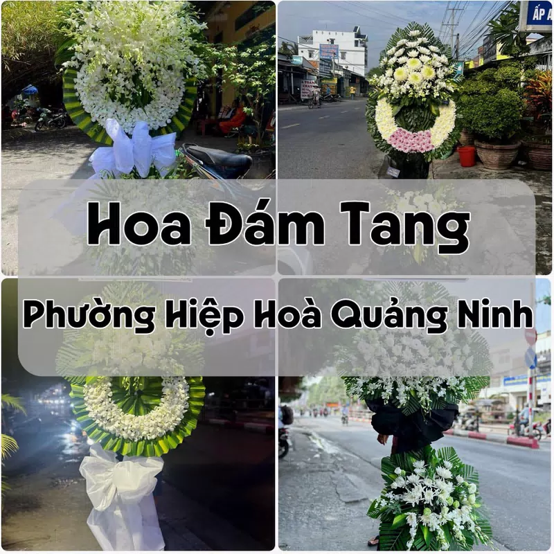 Đặt Hoa Đám Tang Phường Hiệp Hoà Quảng Ninh | Giao Tận Nơi