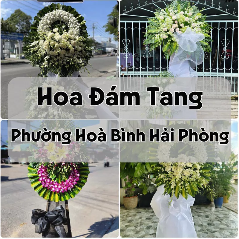 Đặt Hoa Đám Tang Phường Hoà Bình Hải Phòng | Hoa Chia Buồn