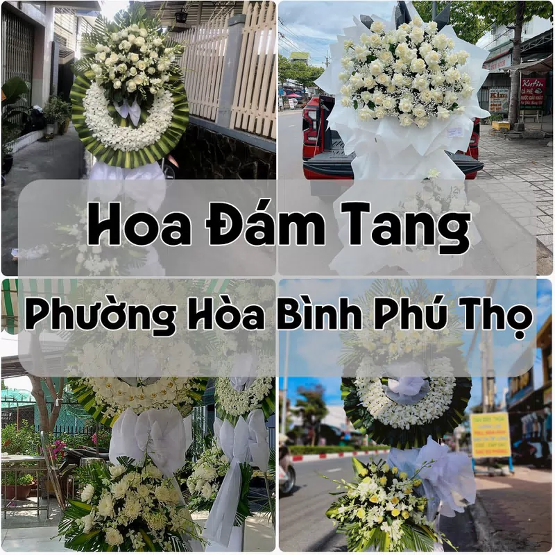 Đặt Hoa Đám Tang Phường Hòa Bình Phú Thọ | Giao Tận Nơi