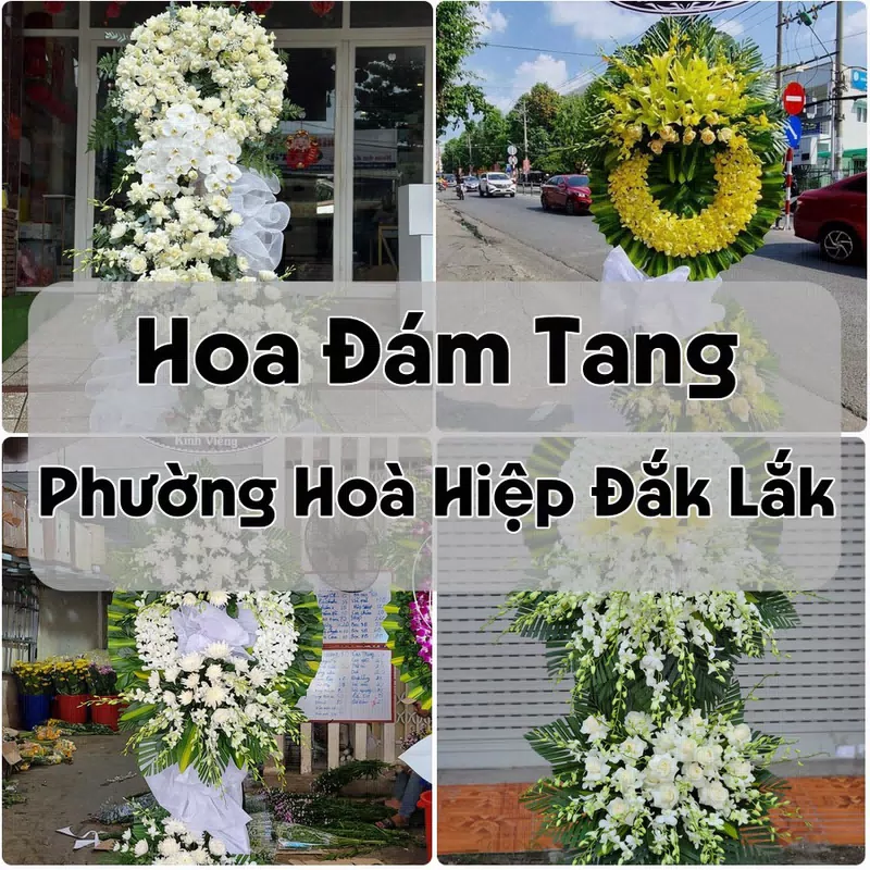 Đặt Hoa Đám Tang Phường Hoà Hiệp Đắk Lắk | Hoa Chia Buồn