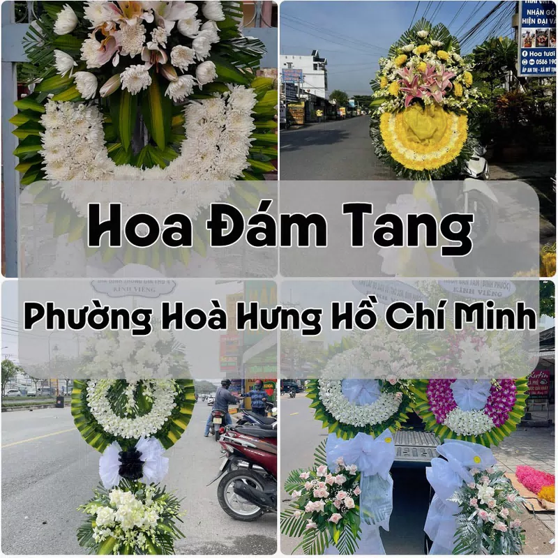 Đặt Hoa Đám Tang Phường Hoà Hưng Hồ Chí Minh | Giao Hoa Nhanh