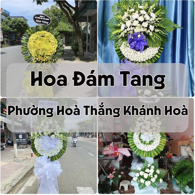 Đặt Hoa Đám Tang Phường Hoà Thắng Khánh Hoà | Hoa Chia Buồn