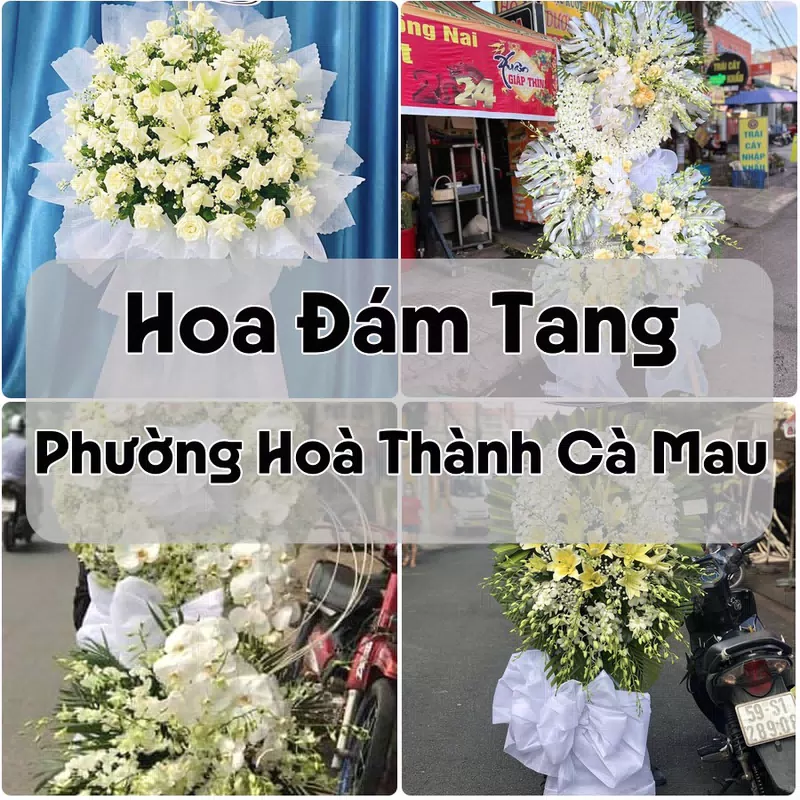 Đặt Hoa Đám Tang Phường Hoà Thành Cà Mau | Hoa Tang Lễ