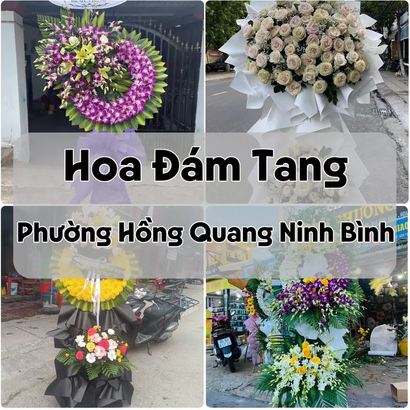 Đặt Hoa Đám Tang Phường Hồng Quang Ninh Bình | Hoa Chia Buồn