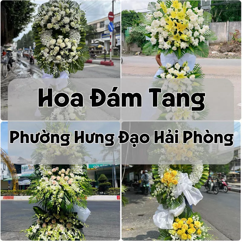 Đặt Hoa Đám Tang Phường Hưng Đạo Hải Phòng | Giao Tận Nơi