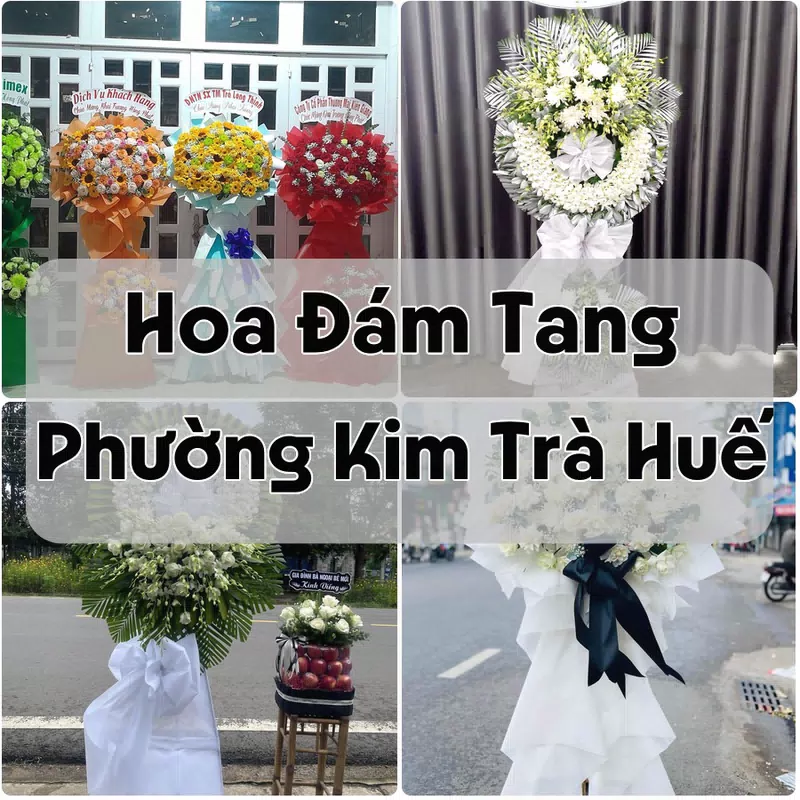 Đặt Hoa Đám Tang Phường Kim Trà Huế | Giao Tận Nơi