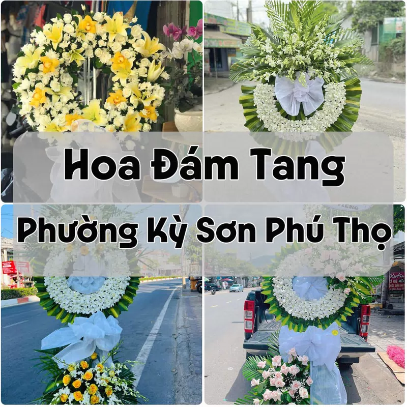 Đặt Hoa Đám Tang Phường Kỳ Sơn Phú Thọ | Hoa Tang Lễ