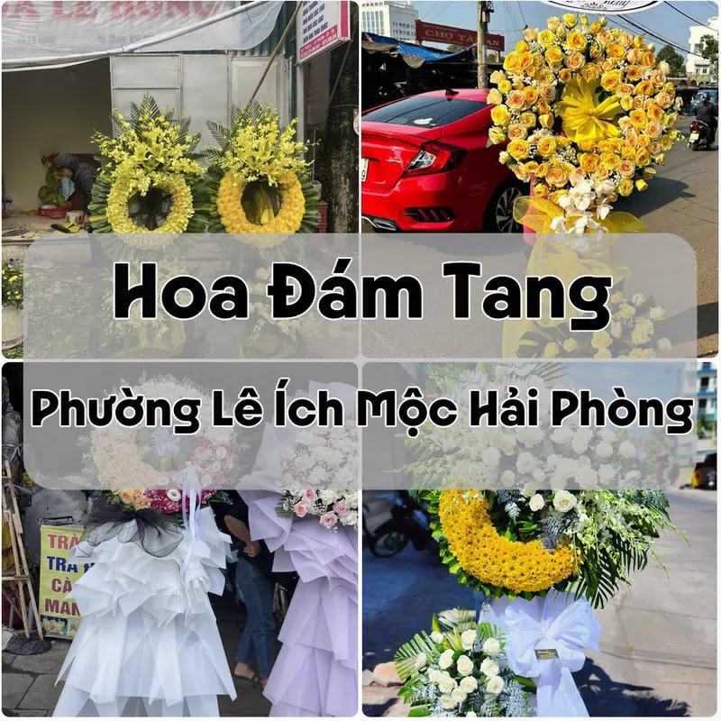 Đặt Hoa Đám Tang Phường Lê Ích Mộc Hải Phòng | Giao Hoa Nhanh
