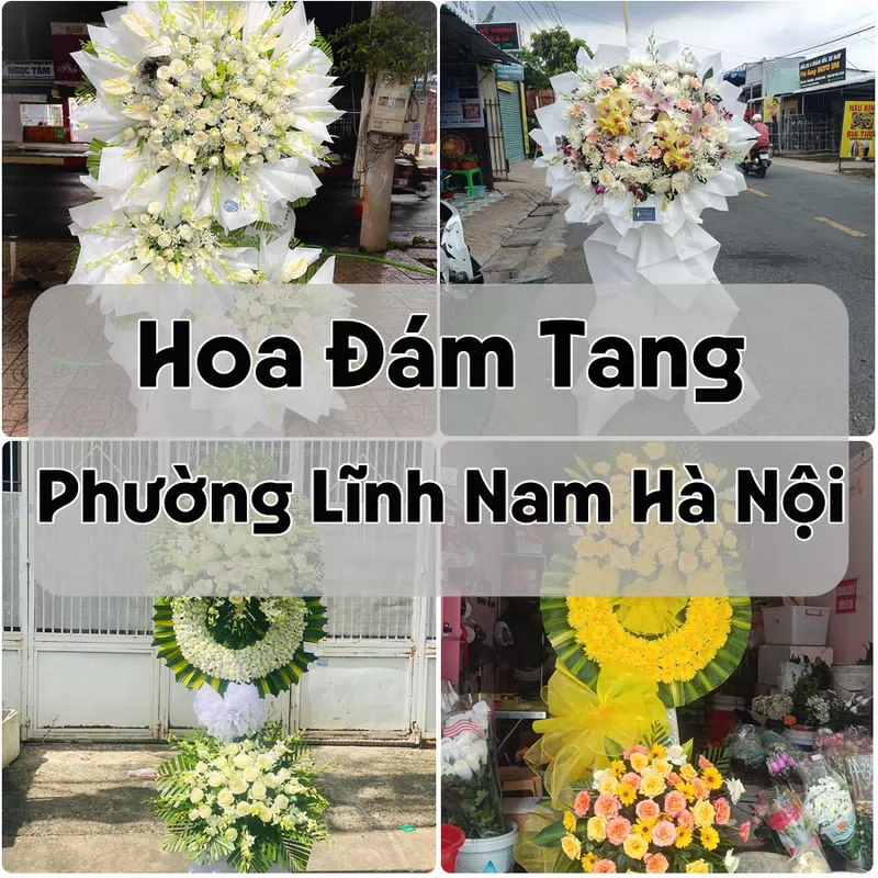 Đặt Hoa Đám Tang Phường Lĩnh Nam Hà Nội | Đặt Hoa Nhanh
