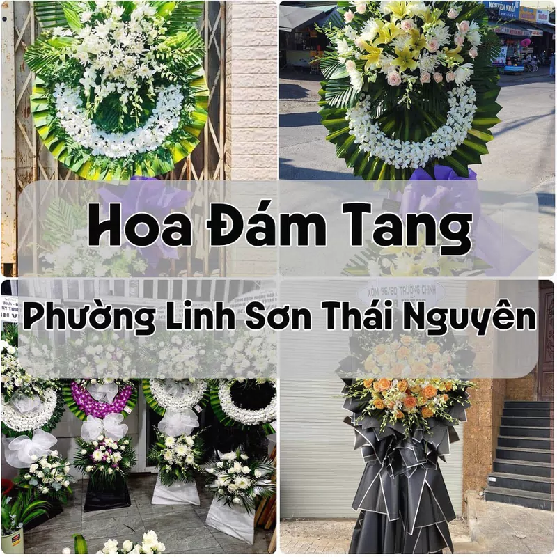 Đặt Hoa Đám Tang Phường Linh Sơn Thái Nguyên | Giao Tận Nơi