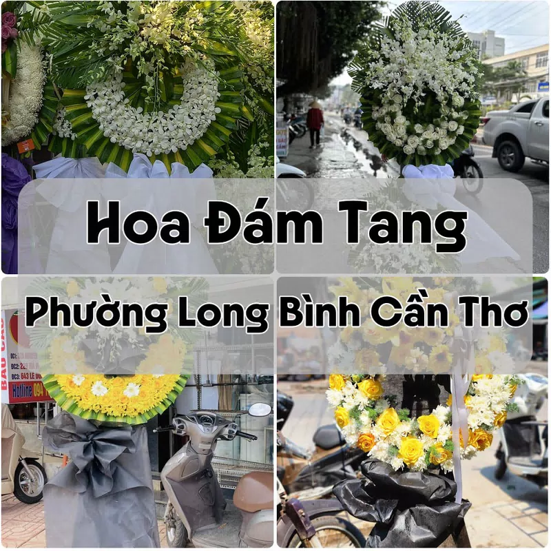 Đặt Hoa Đám Tang Phường Long Bình Cần Thơ | Giao Hoa Nhanh