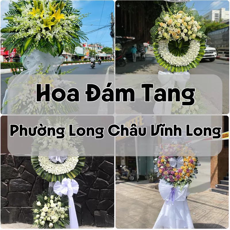 Đặt Hoa Đám Tang Phường Long Châu Vĩnh Long | Hoa Tang Lễ