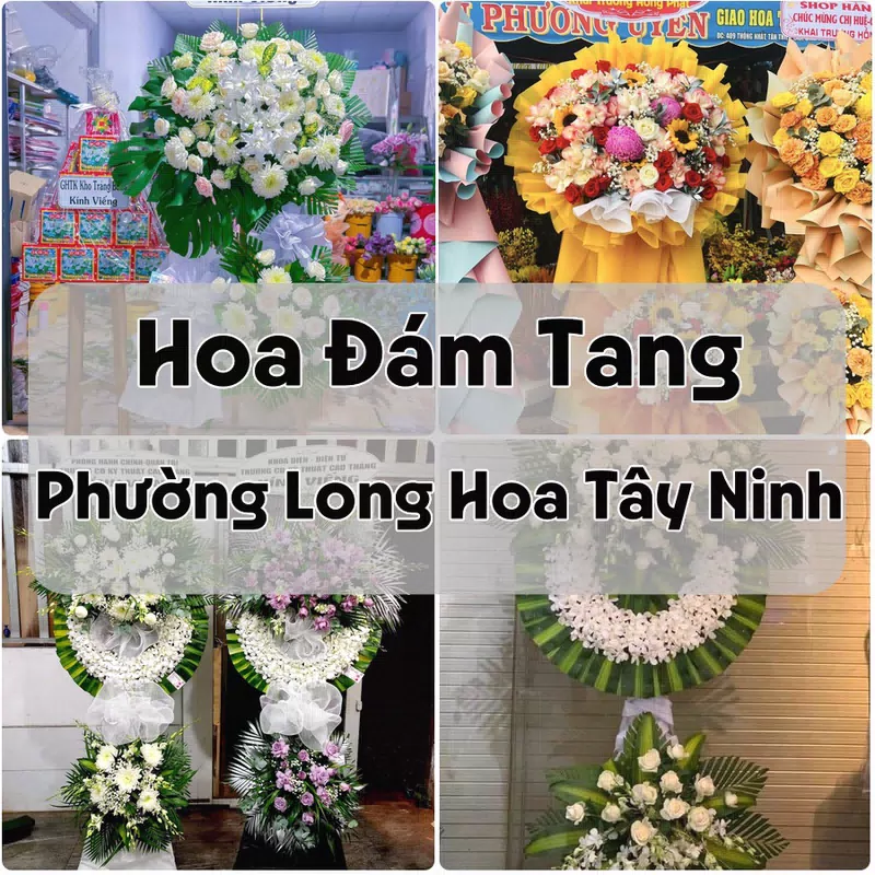 Đặt Hoa Đám Tang Phường Long Hoa Tây Ninh | Giao Tận Nơi