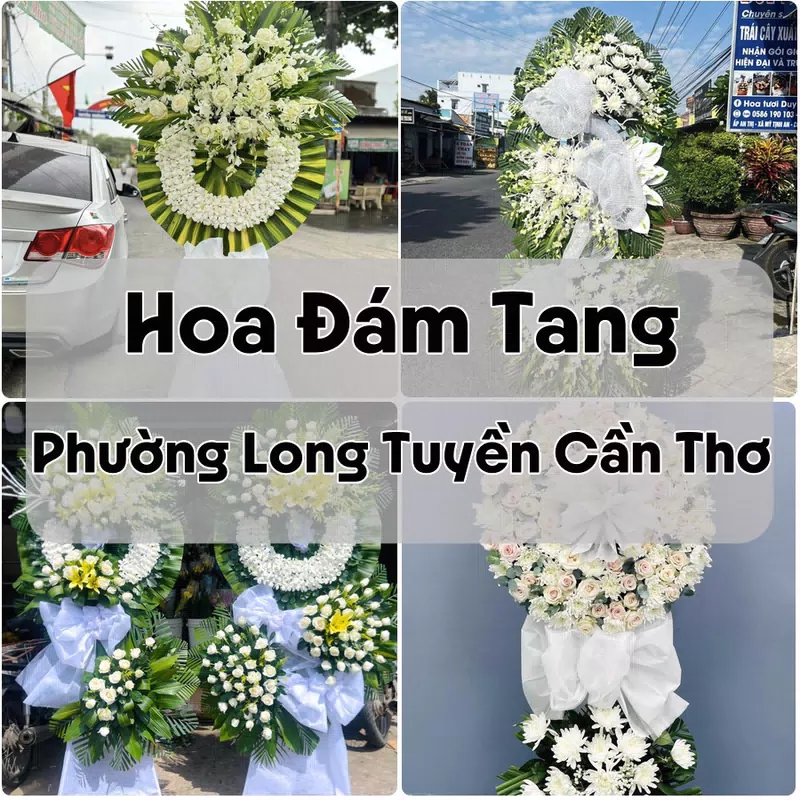 Đặt Hoa Đám Tang Phường Long Tuyền Cần Thơ | Đặt Hoa Nhanh