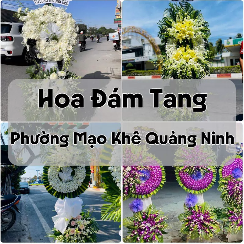 Đặt Hoa Đám Tang Phường Mạo Khê Quảng Ninh | Hoa Tang Lễ