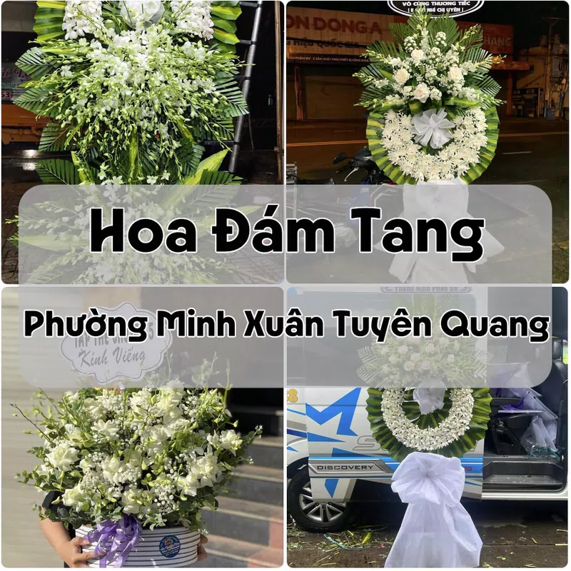 Đặt Hoa Đám Tang Phường Minh Xuân Tuyên Quang | Đặt Hoa Nhanh