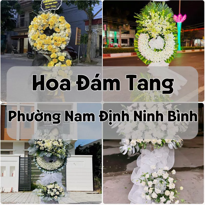 Đặt Hoa Đám Tang Phường Nam Định Ninh Bình | Hoa Tang Lễ